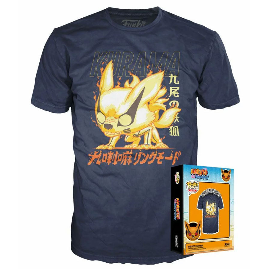 kurama naruto shippuden l t shirt
