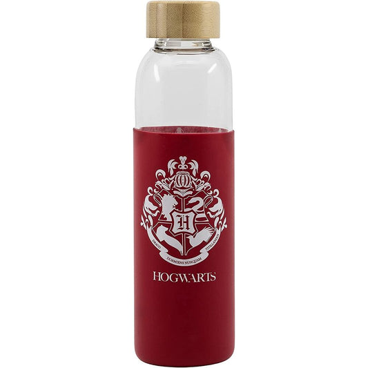 harry potter glass bottle with silicone sleeve 585ml