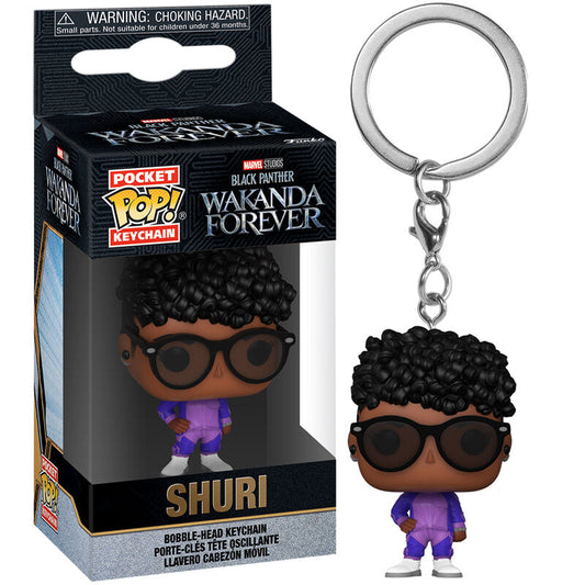 Portachiavi Pocket POP Marvel Black Panther Wakanda Forever Shuri