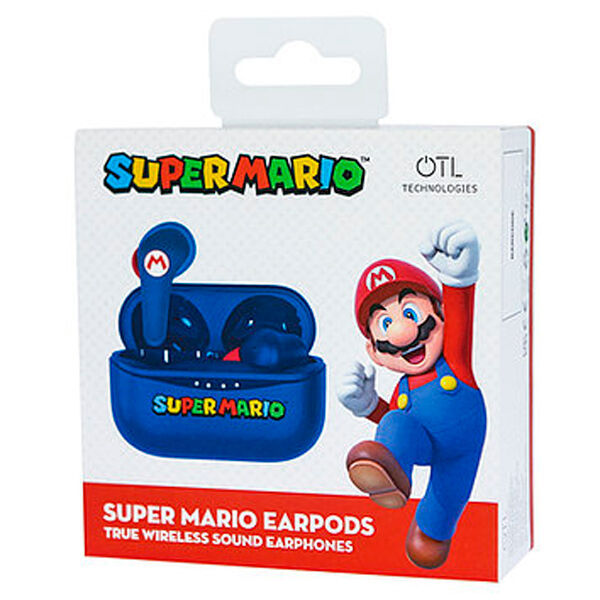 Cuffie wireless Nintendo Super Mario blu