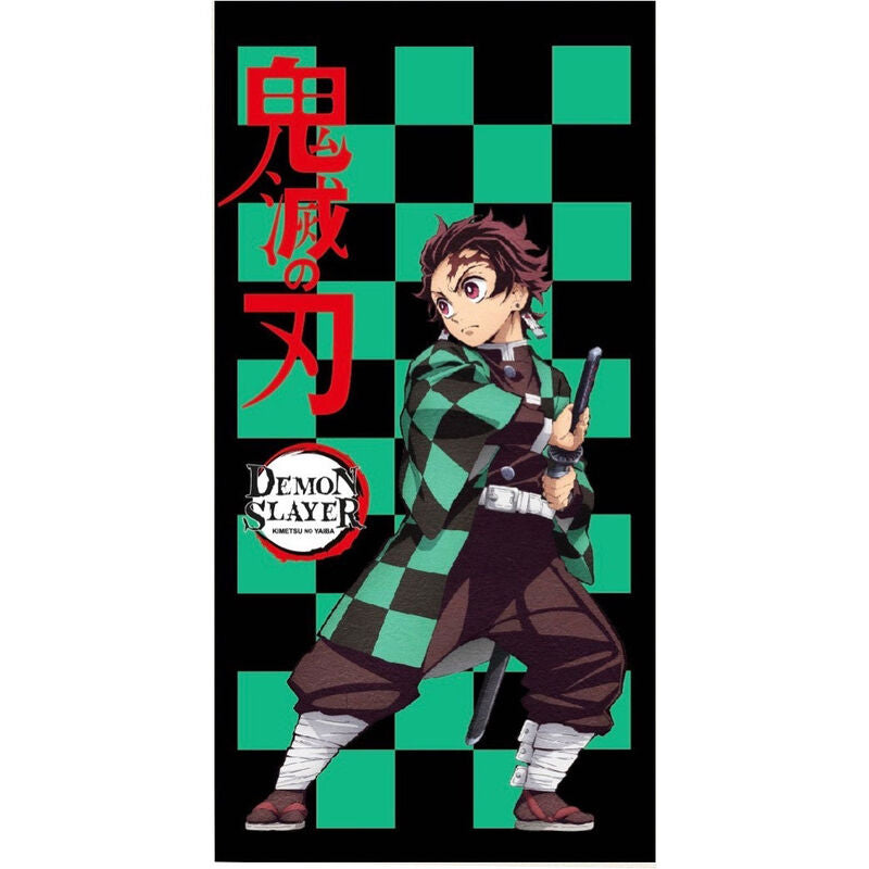 tanjiro kamado demon slayer kimetsu no yaiba microfiber towel