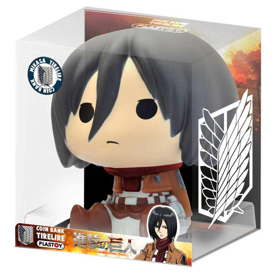 Skarbonka Mikasa Chibi Attack on Titan 16cm
