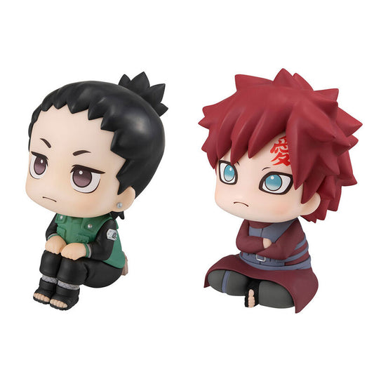 Pacote com 2 figuras Shikamaru Nara e Gaara de Naruto Shippuden 11 cm