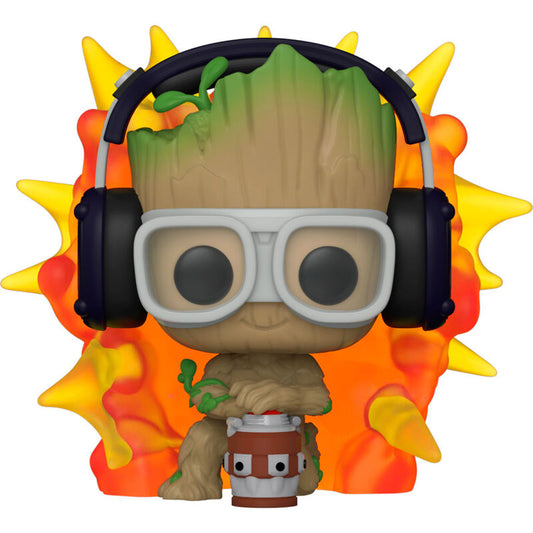 POP figure Marvel I am Groot Groot with Detonator