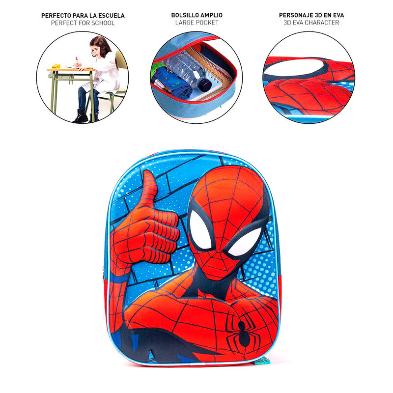 Marvel Spiderman 3D Backpack 31cm