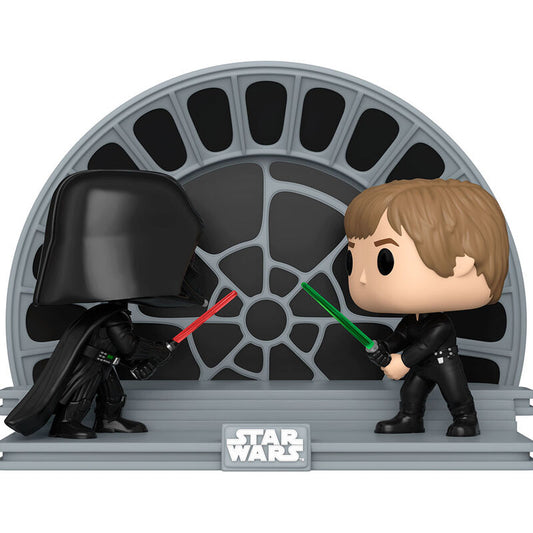 pop figure star wars 40th darth vader vs luke skywalker