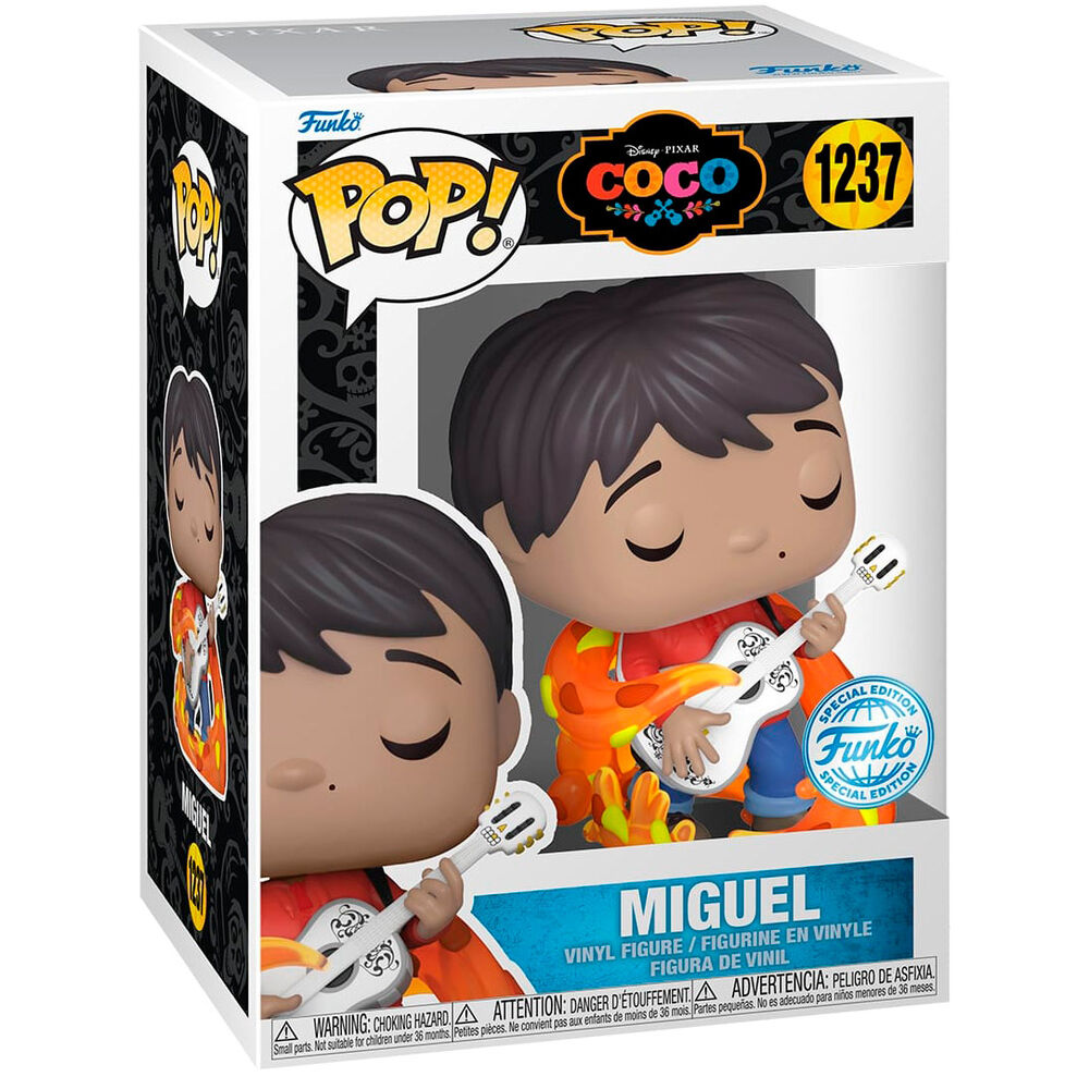 Figura POP exclusiva do Miguel de Coco da Disney Pixar