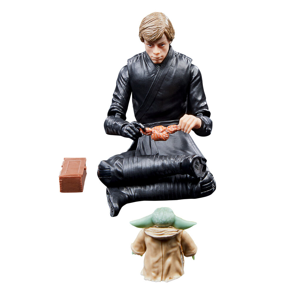 Luke Skywalker i Grogu Boba Fett Książka Gwiezdne Wojny Figurka 15 cm