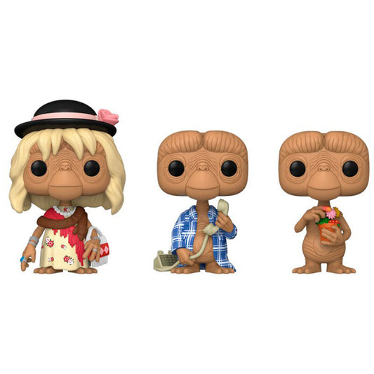 Blister pack of 3 POP figures E.T The Extra Terrestrial Exclusive