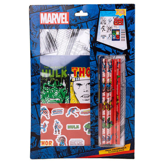 Avengers Marvel Colorable Stationery Set