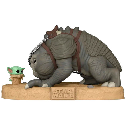 POP Figure Star Wars Grogu with Rancor Exclusive