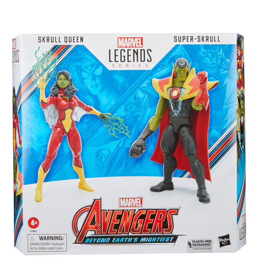 Skrull Queen i Super Skrull Beyond Earth Najpotężniejsze figurki Avengers Marvel 15 cm