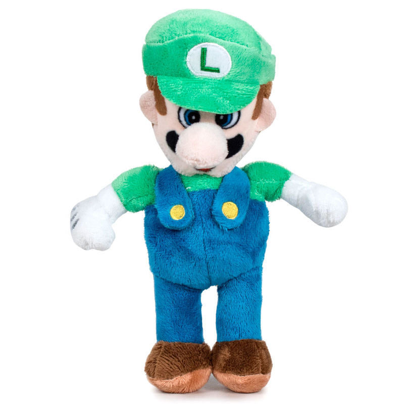 luigi super mario bros plush 22cm