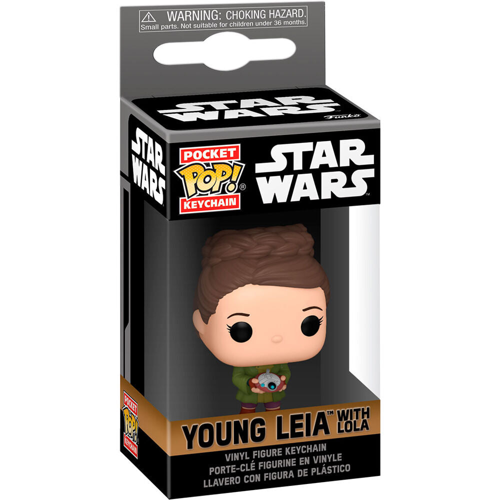 pocket pop keychain star wars obi wan kenobi 2 young leia organa