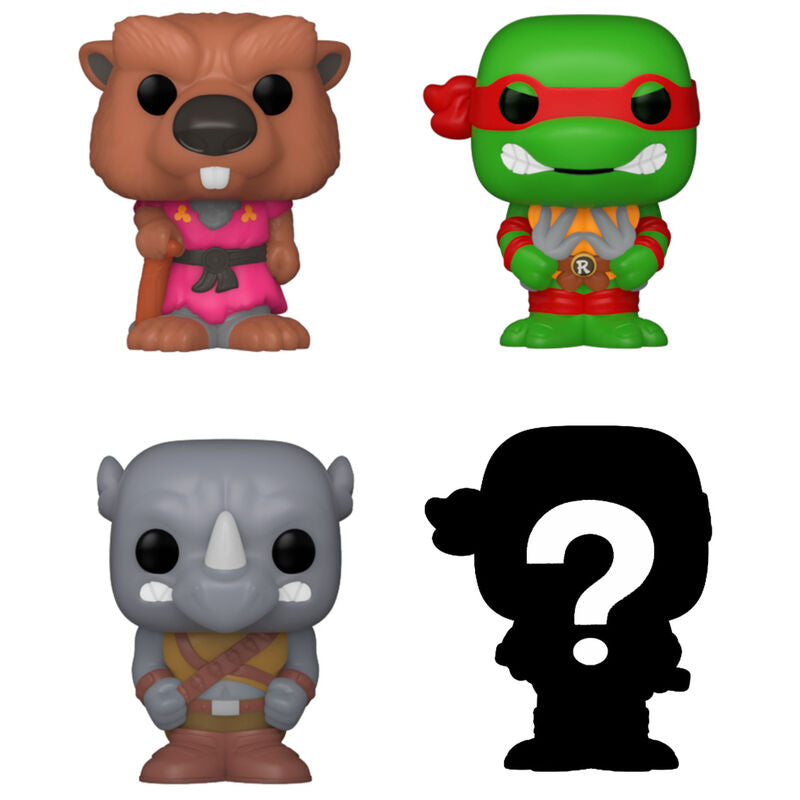 Blister pack of 4 Bitty POP Teenage Mutant Ninja Turtles Splinter figures
