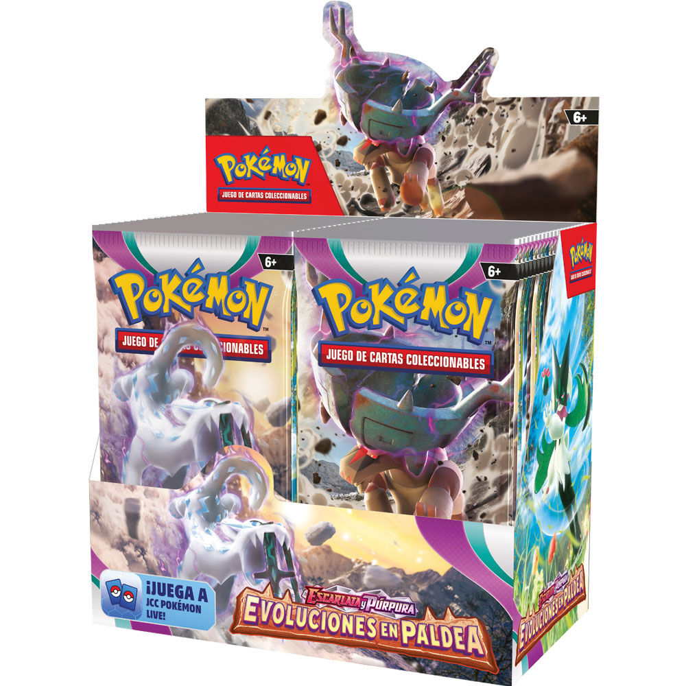 O kartach ewolucji w Paldea Pokemon Spanish
