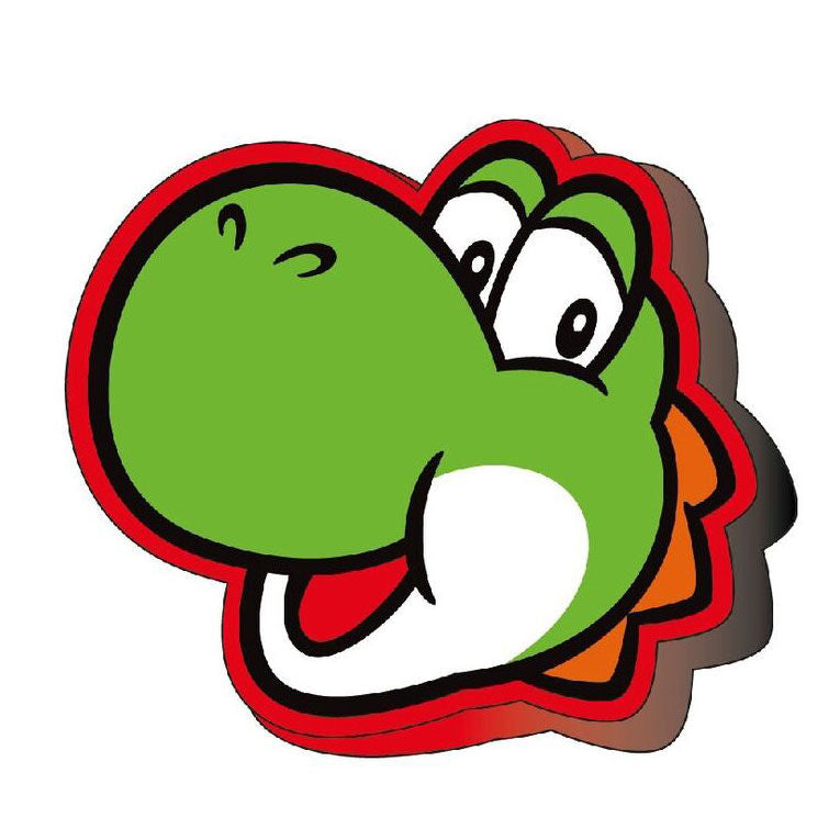 3d yoshi cushion super mario bros