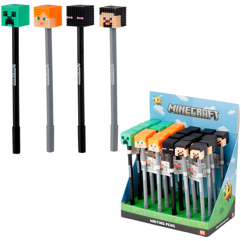 Conjunto de canetas Minecraft