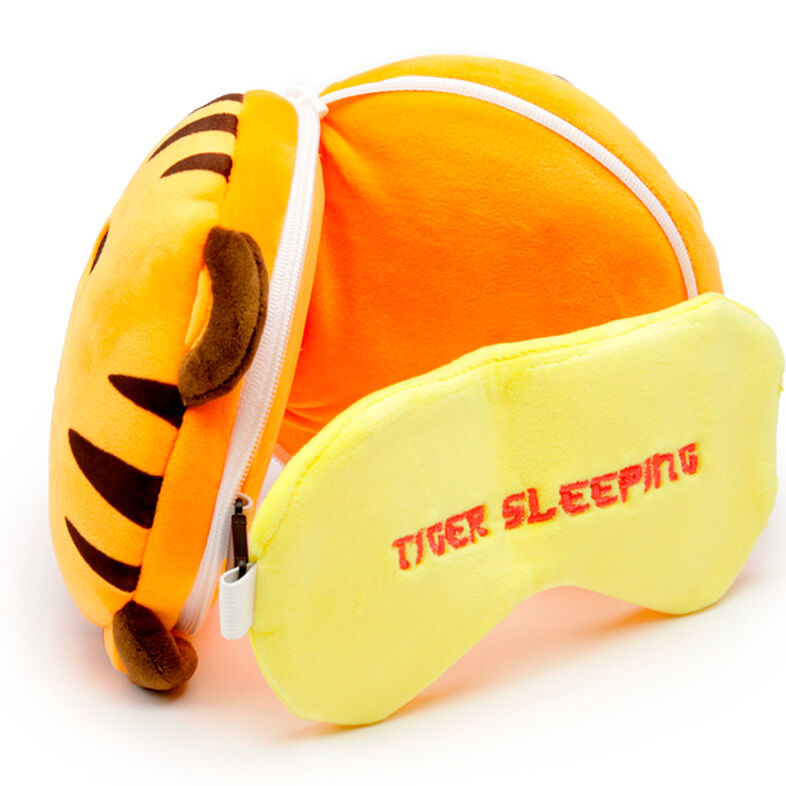 Tiger Reisekissen Augenmaske von Adoramals Relaxeazzz
