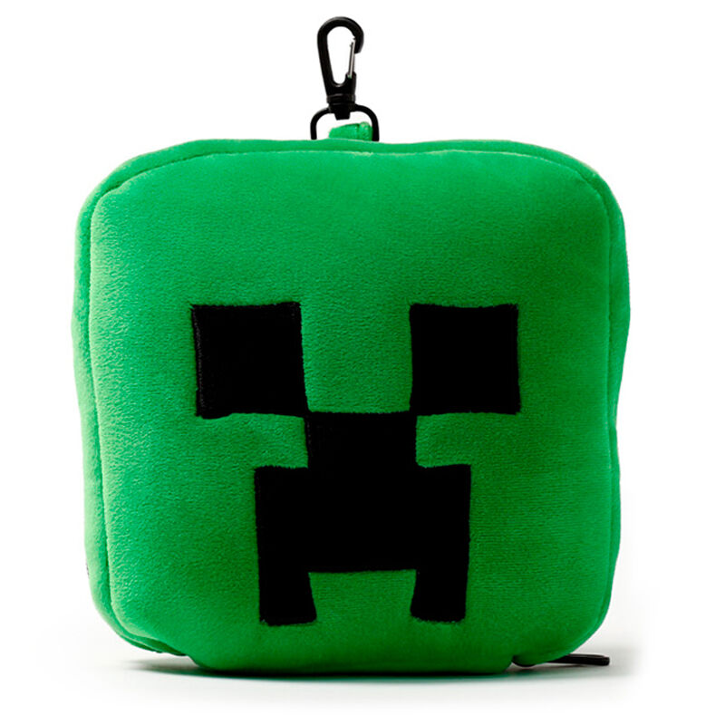 Almofada de viagem Minecraft Creeper com máscara para os olhos Relaxeazzz