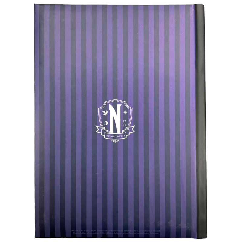 A5 notebook Wednesday light