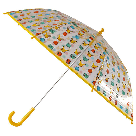 Ombrello manuale trasparente Pokemon da 48 cm
