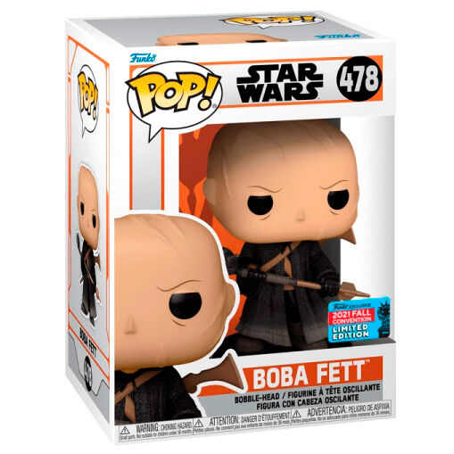 POP Figure Star Wars Boba Fett No Armor Exclusive