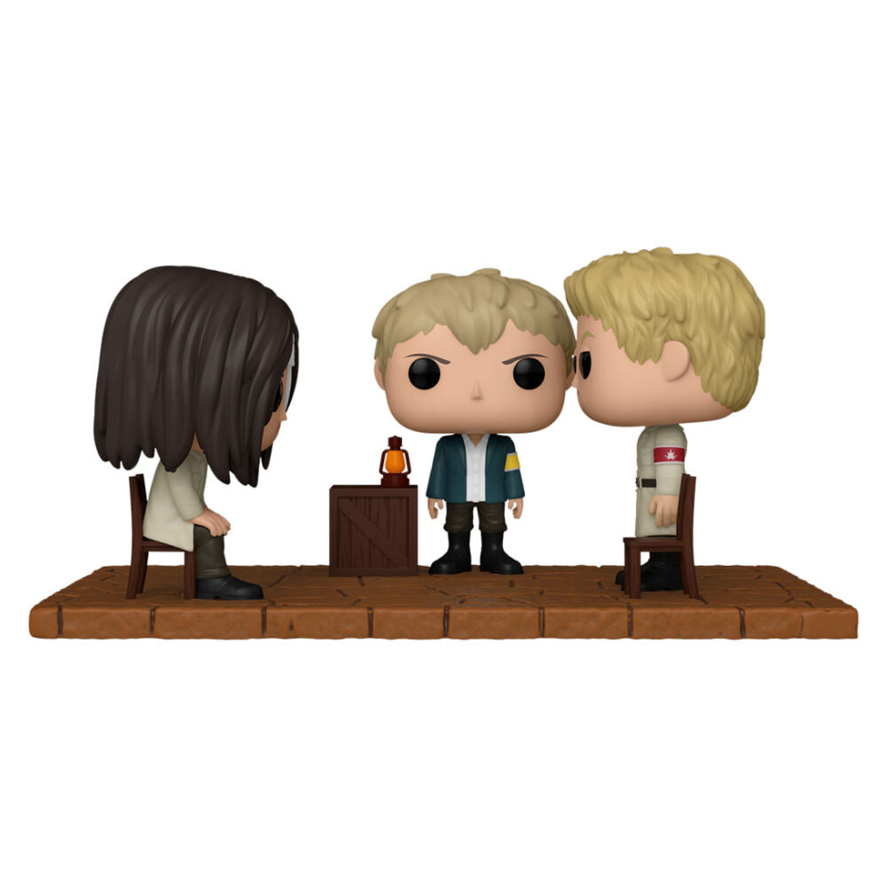 Figura POP de Eren con Reiner de Ataque a los Titanes