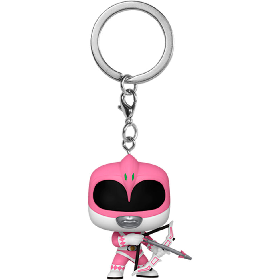 Llavero Pocket POP Power Rangers 30.º Aniversario de la Ranger Rosa