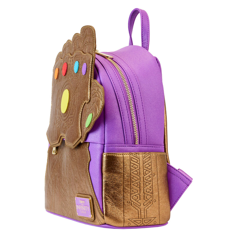marvel loungefly thanos gauntlet backpack 26cm