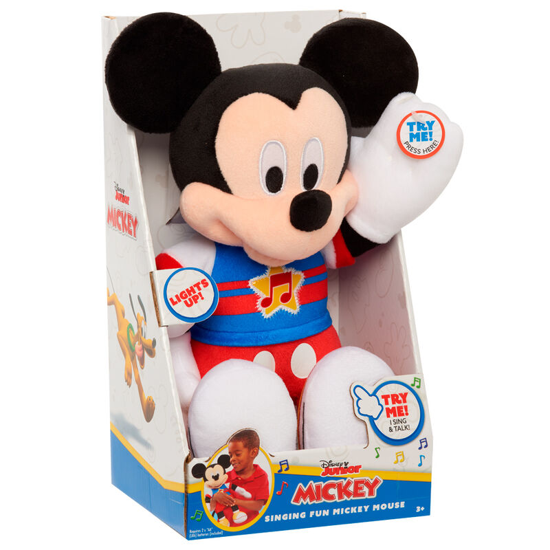 Pelúcia do Mickey Mouse com som