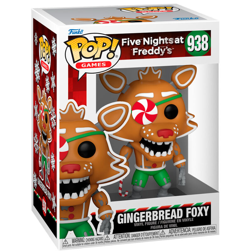 POP Figure Five Nights at Freddys Holiday Gingerbread Foxy