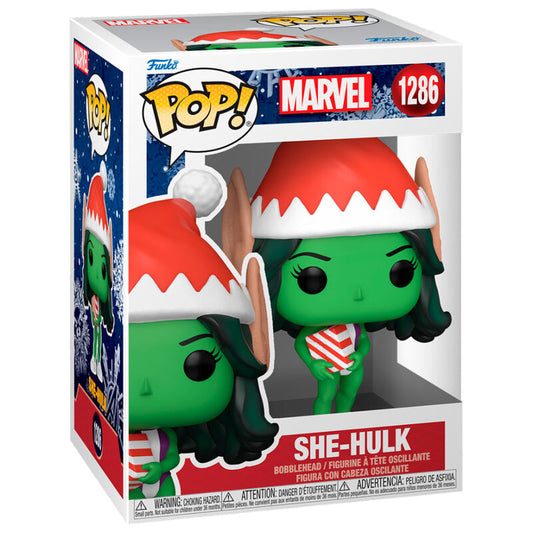 Figura POP de She-Hulk de Marvel Holiday