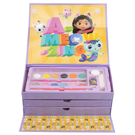 Gabby's Dollhouse Colorable Stationery Case