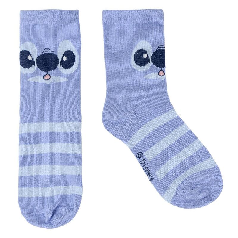 Blister pack of 5 Stitch Disney socks