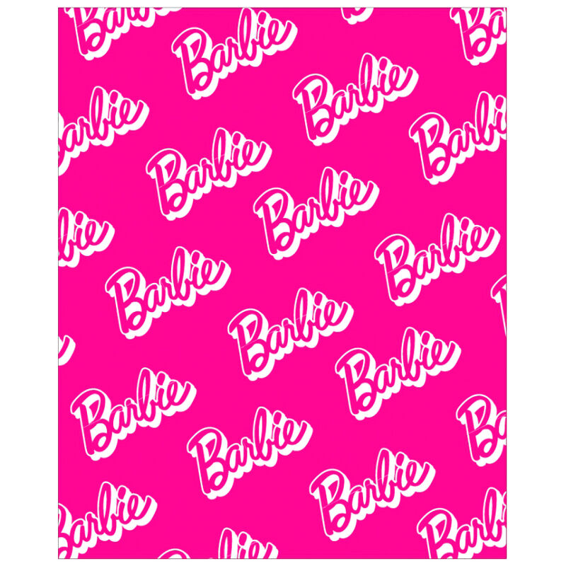 barbie coral blanket