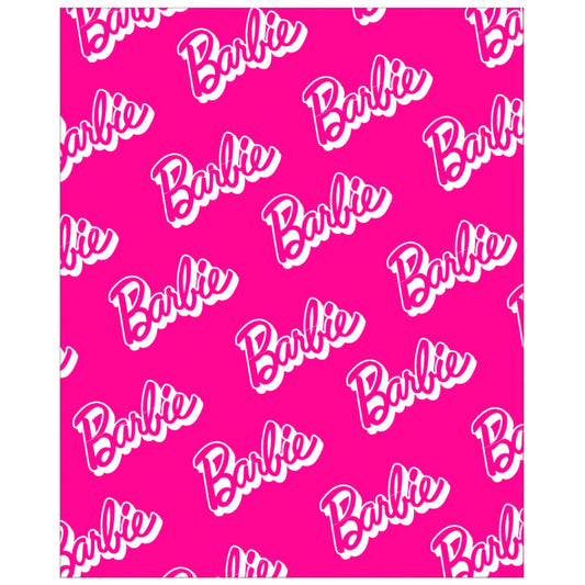 barbie coral blanket