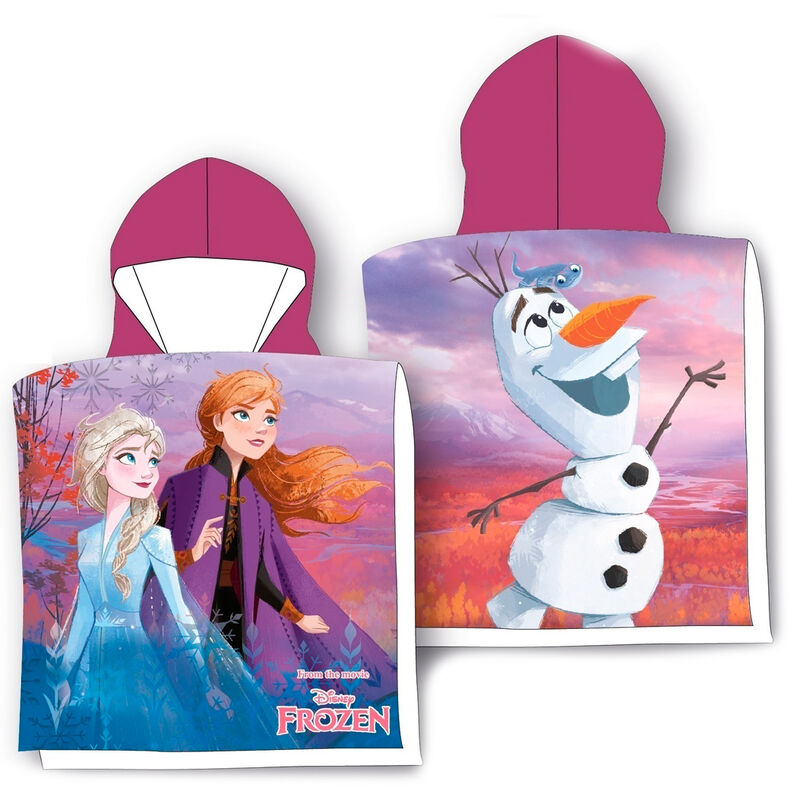 frozen disney cotton poncho towel