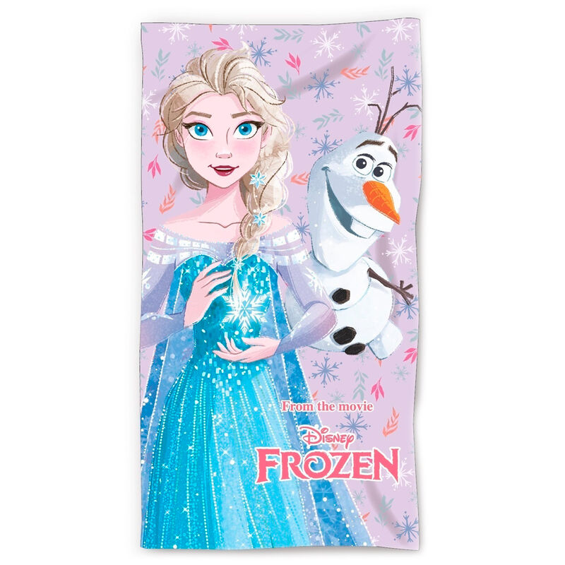 elsa & olaf frozen disney cotton towel