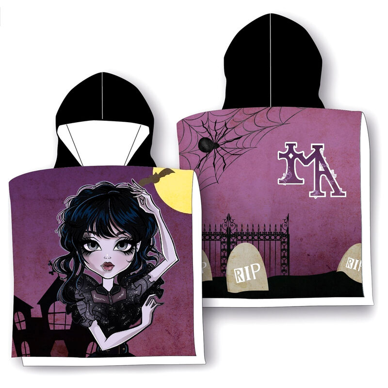 gothic girl cotton towel poncho