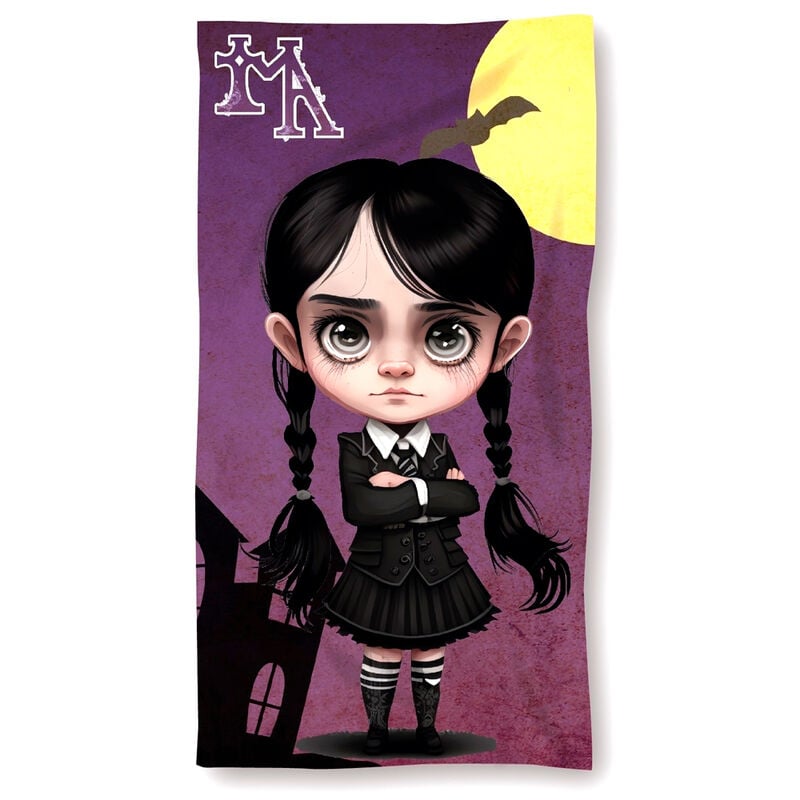 Gothic girl's cotton towel