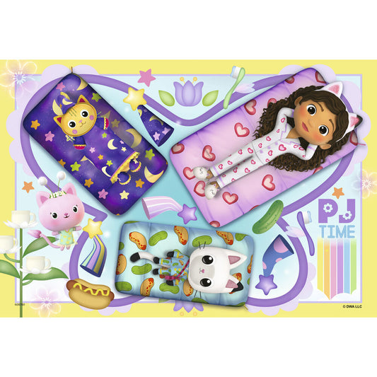 Gabby's Dollhouse Puzzle 2x12pcs