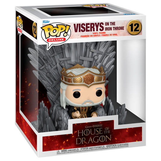 POP Deluxe Figure The House of the Dragon Viserys on the Iron Throne