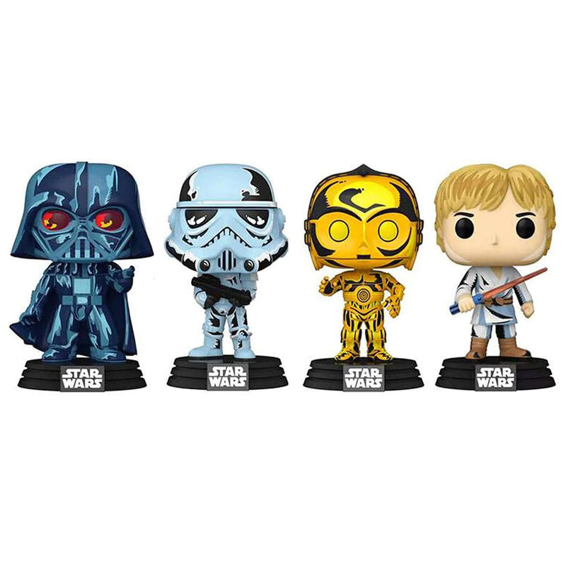Blister of 4 POP figures Star Wars Exclusive