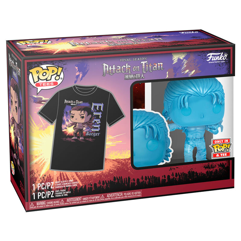 POP figure set & Tee Attack on Titan Eren Exclusive