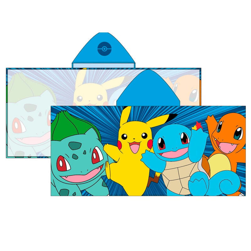 Pokemon microfiber towel poncho