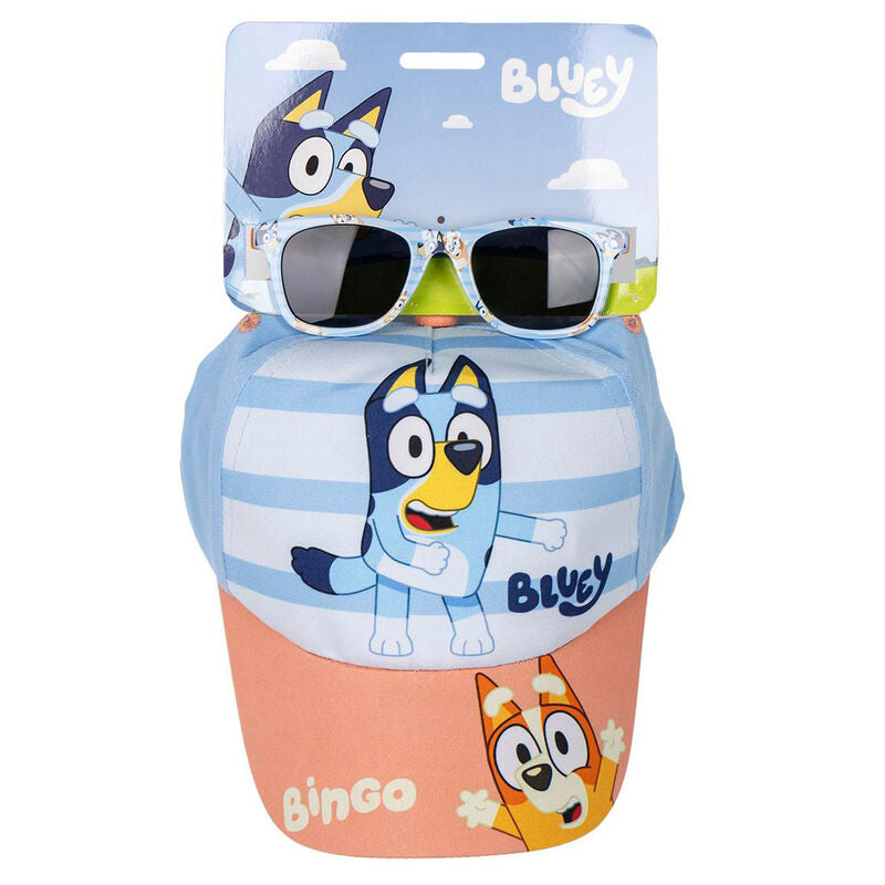Bluey hat and sunglasses set