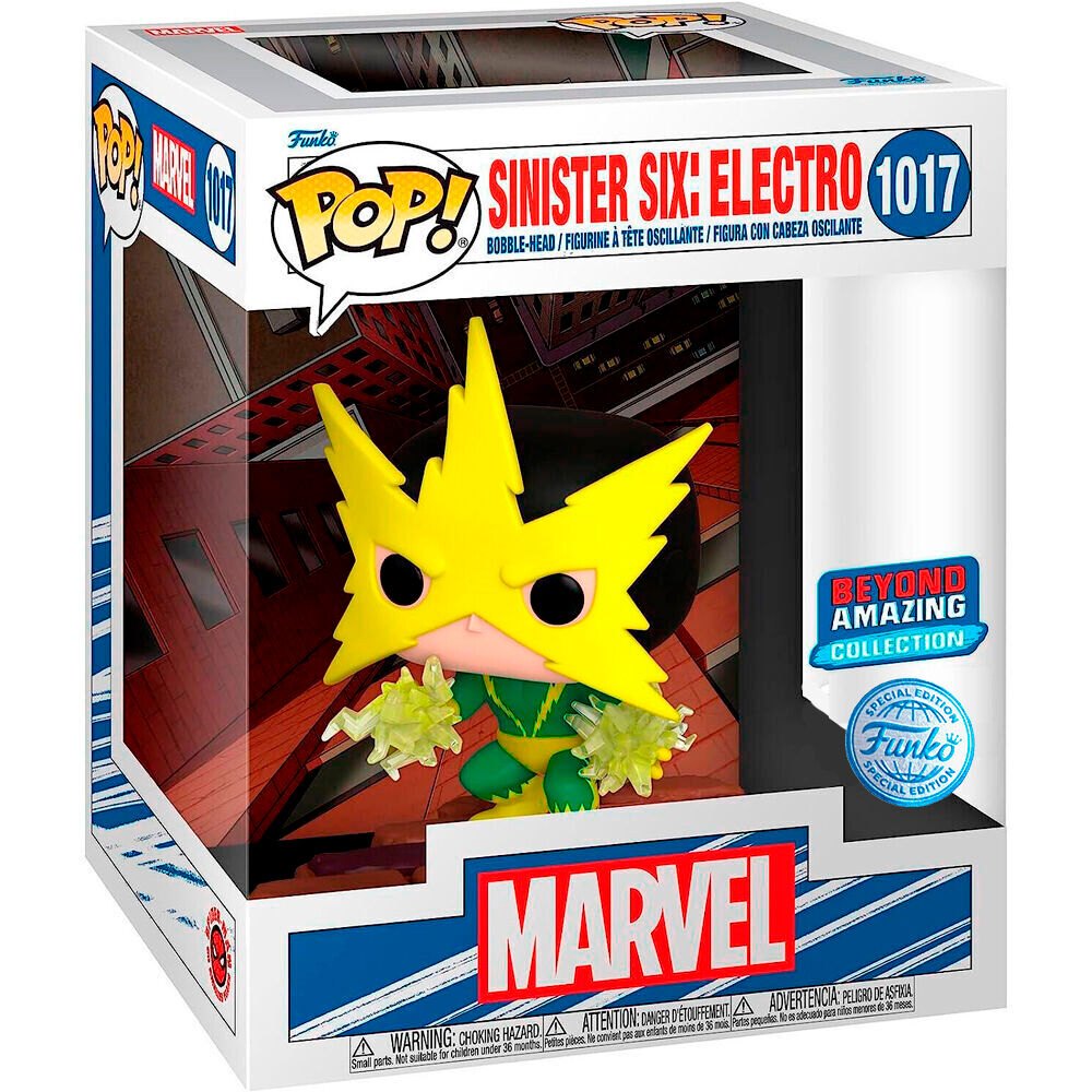Figura POP exclusiva de Electro de los Seis Siniestros de Marvel