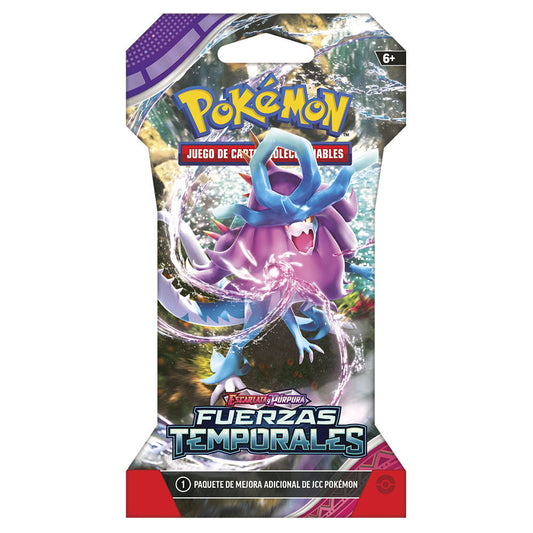 Sobre as cartas Pokémon Forças Temporais Escarlate e Roxa em espanhol