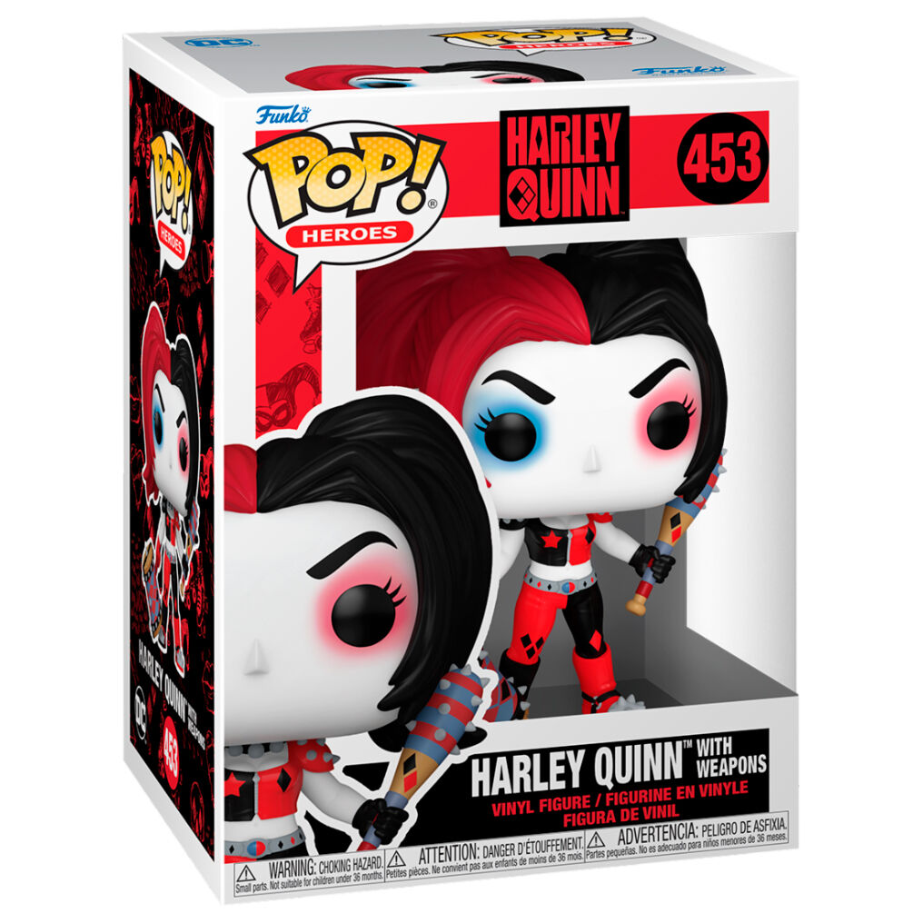 Statuetta POP DC Comics Harley Quinn con armi